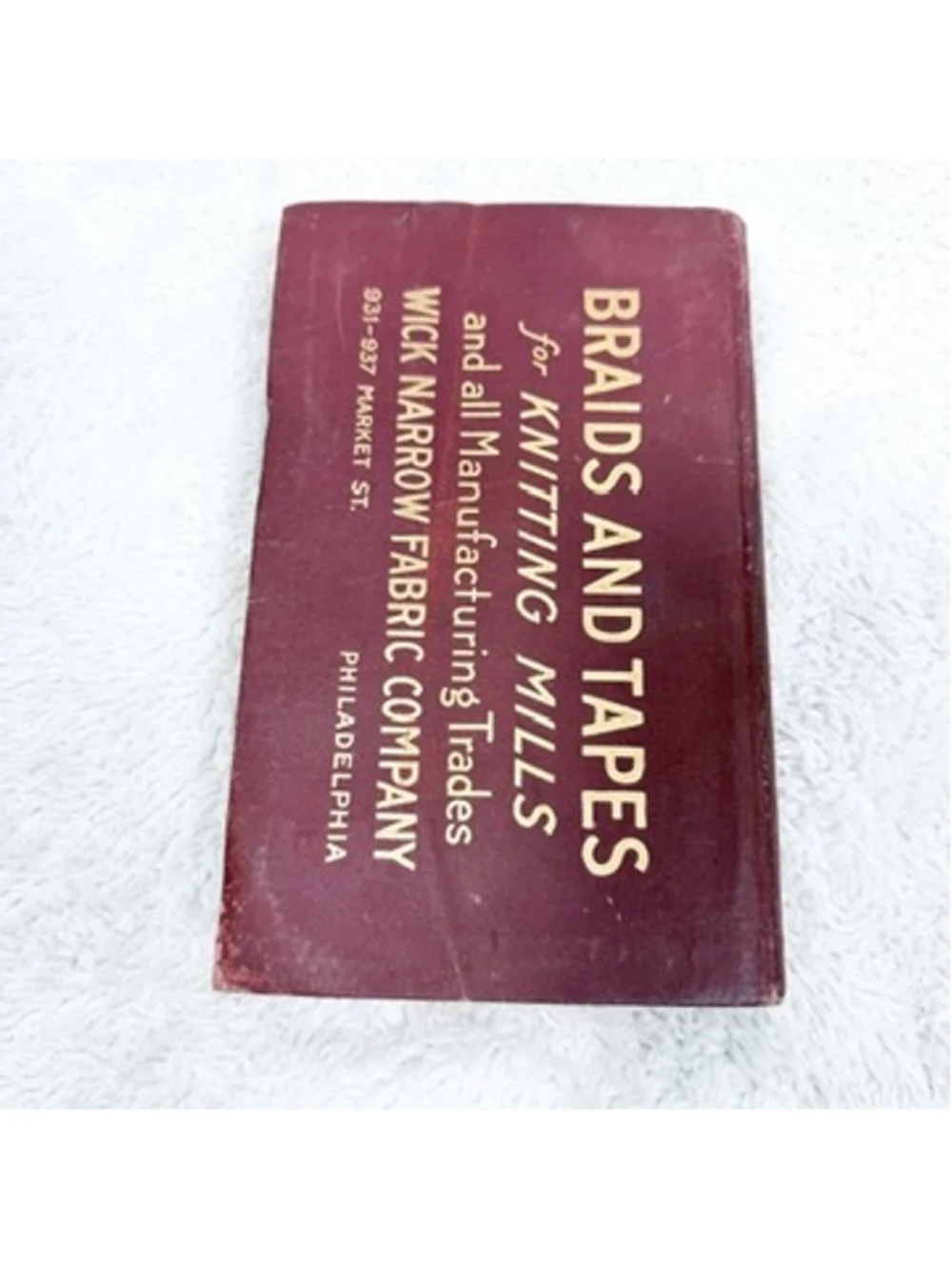 Vintage 1921 Davisons Knit Goods Trade Directory Torrington Needles Pocket Book